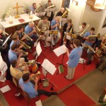 2009 09 13 1. Posaunengottesdienst 100 Jahre Kichweih mit Partnerposaunenchor