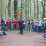 2014 04 19 Osterblasen Friedhof Graupa