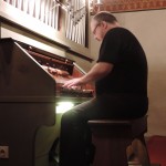 Andreas - Scotty - Böttcher an der Liebethaler Orgel 