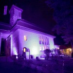 Licht-/ Lasershow – Florentin und Jonas rücken die Graupaer Kirche ins neue Licht
