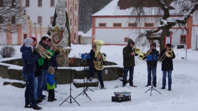 Kloster Marienthal in Ostritz und wir Bläser