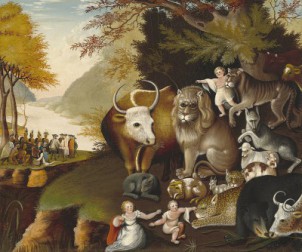 Friedensreich Edward Hicks um 1834