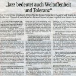 Liebethaler GrundTon in der SZ 9.10.2014